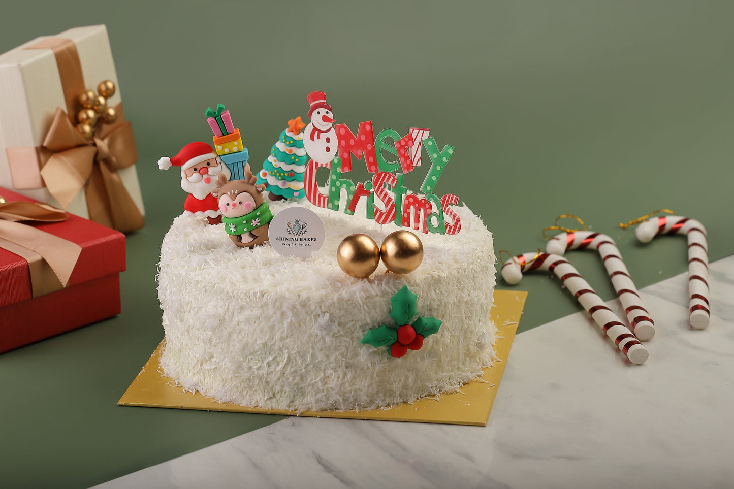 Christmas Tale - Premium Christmas Ondeh Ondeh Cake - 1kg